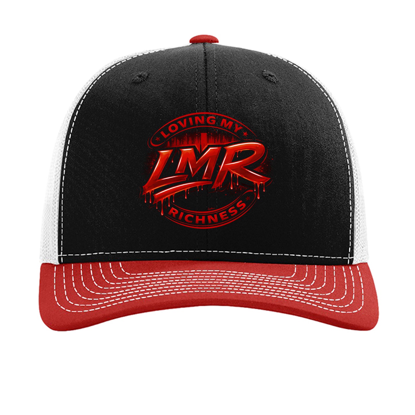 Black/ White/ Red - 112 - FRONT