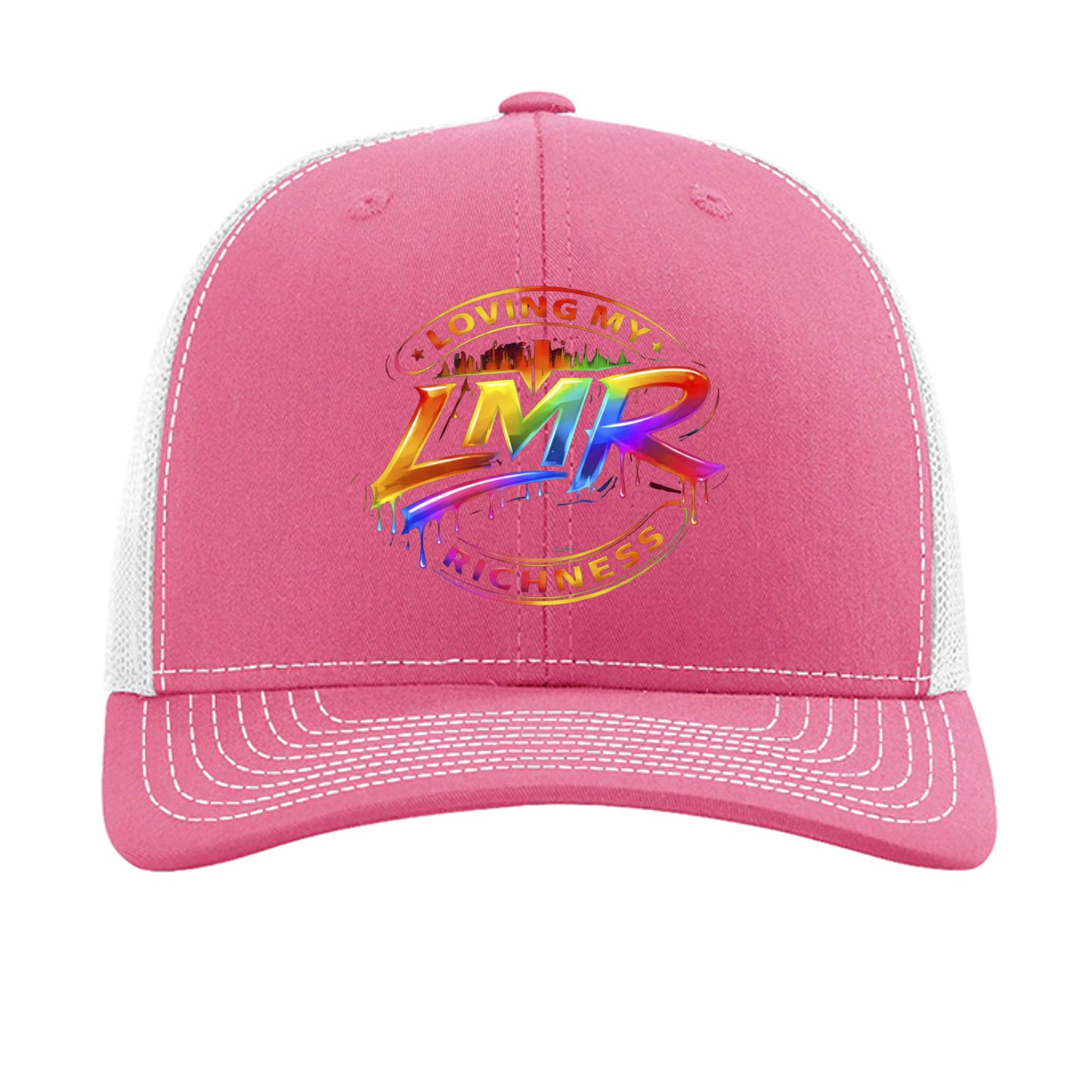 Hot Pink/ White - 112 - FRONT