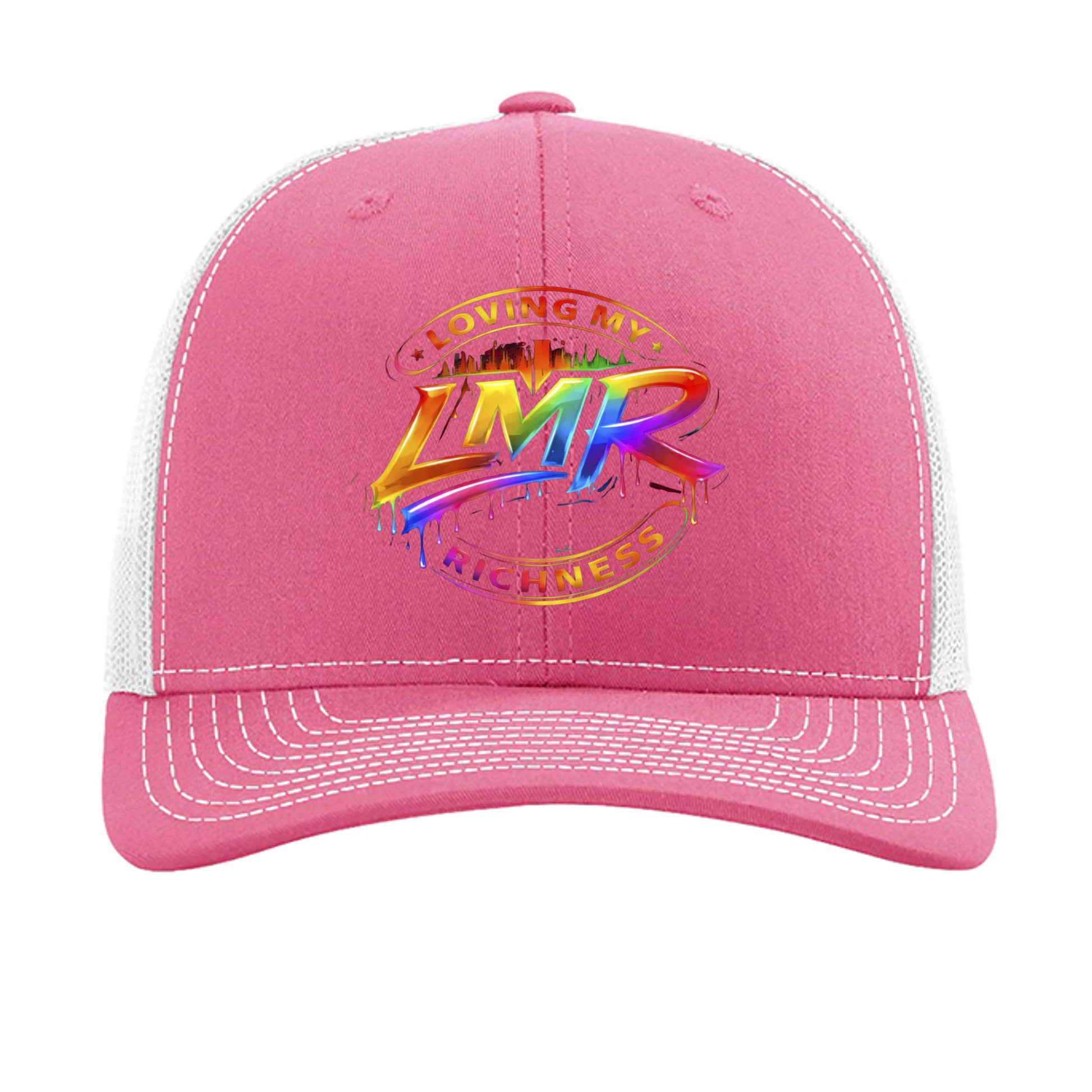 Hot Pink/ White - 112 - FRONT
